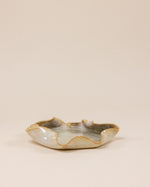 Glossy Grey Irregular Plate
