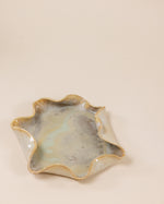 Glossy Grey Irregular Plate