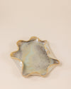 Glossy Grey Irregular Plate