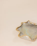 Glossy Grey Irregular Plate