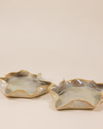 Glossy Grey Irregular Plate